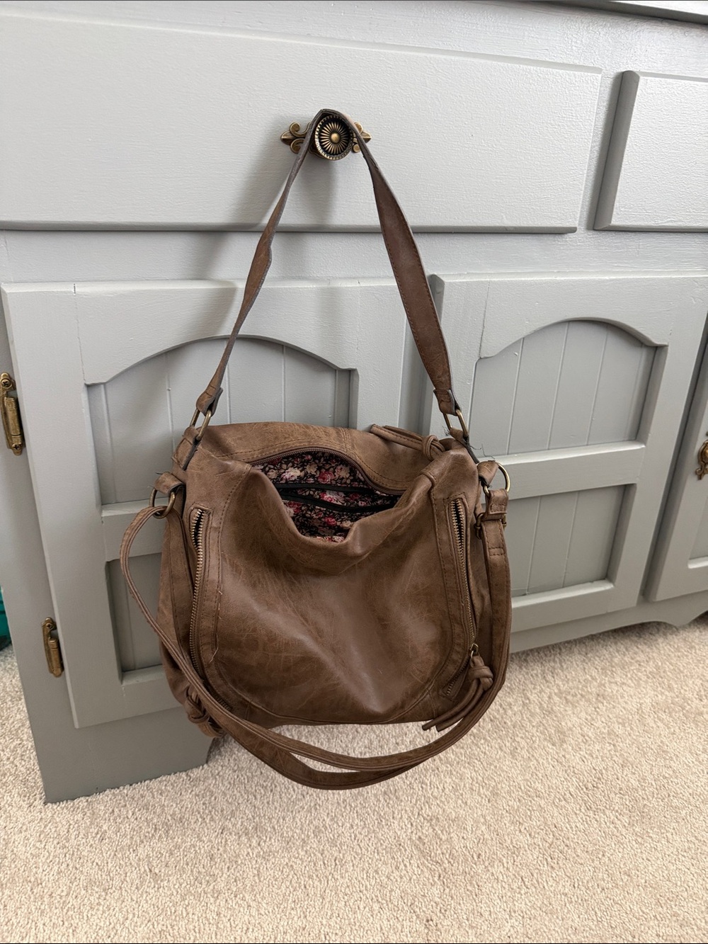 Everyday Hobo Shoulder Bag in Brown